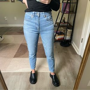 American Eagle stretch mom jeans